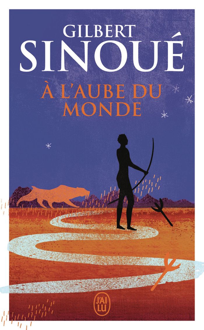 Couverture du livre « À l'aube du monde » de Gilbert Sinoué, librairie Les Contes Infusés à Corte