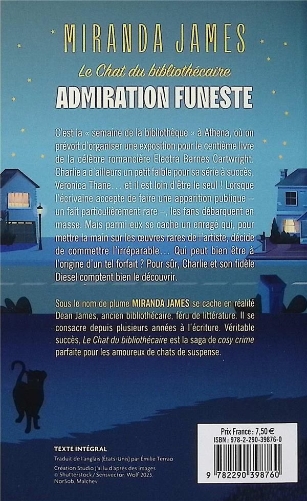 Quatrième de couverture de « Admiration funeste »