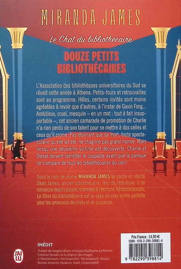 Quatrième de couverture de « Douze petits bibliothécaires »