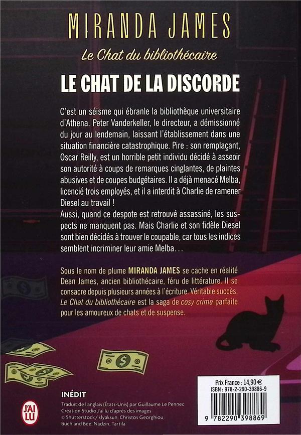 Quatrième de couverture de « Le chat de la discorde »