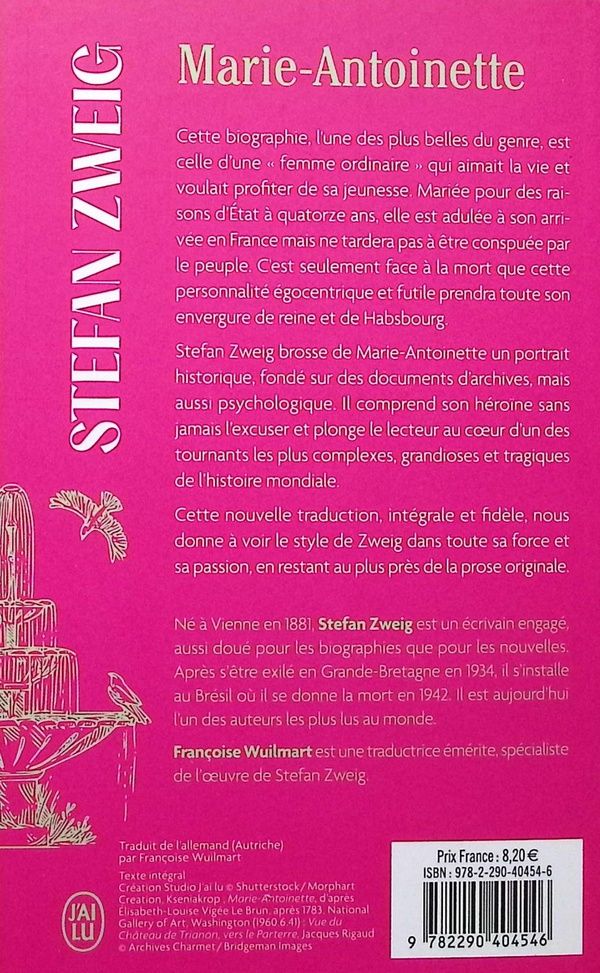 Quatrième de couverture de « Marie-Antoinette : portrait d'une femme ordinaire »