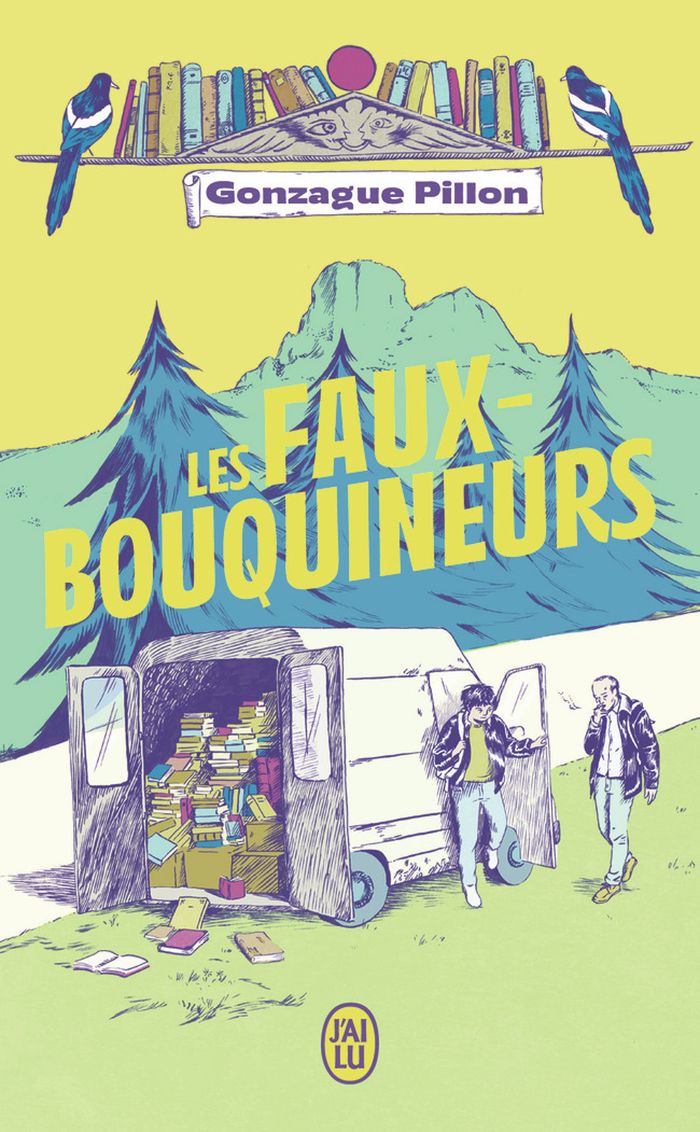 Couverture du livre « Les faux-bouquineurs : roman » de Gonzague Pillon, librairie Les Contes Infusés à Corte
