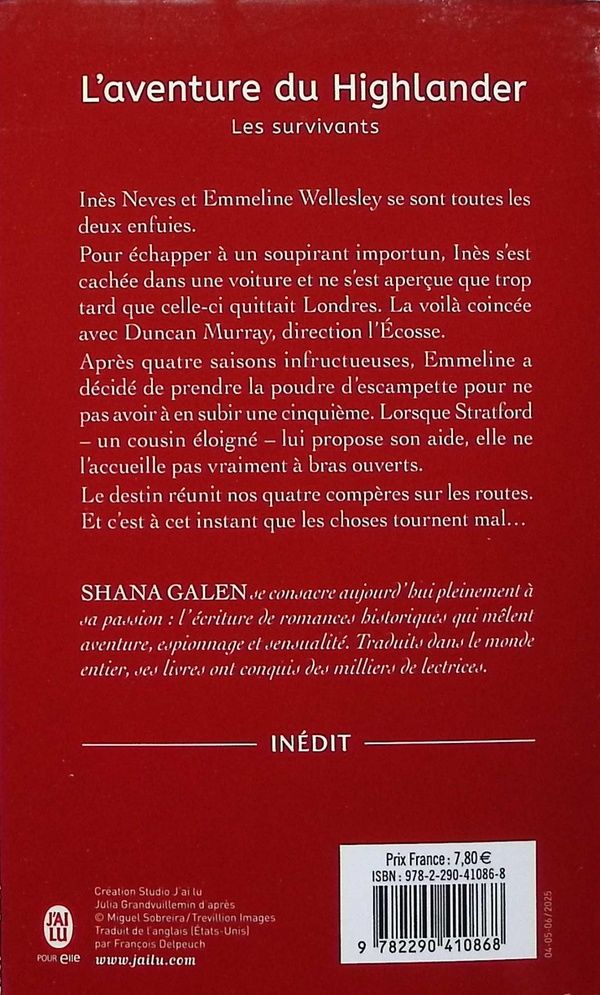 Quatrième de couverture de « L'aventure du Highlander »
