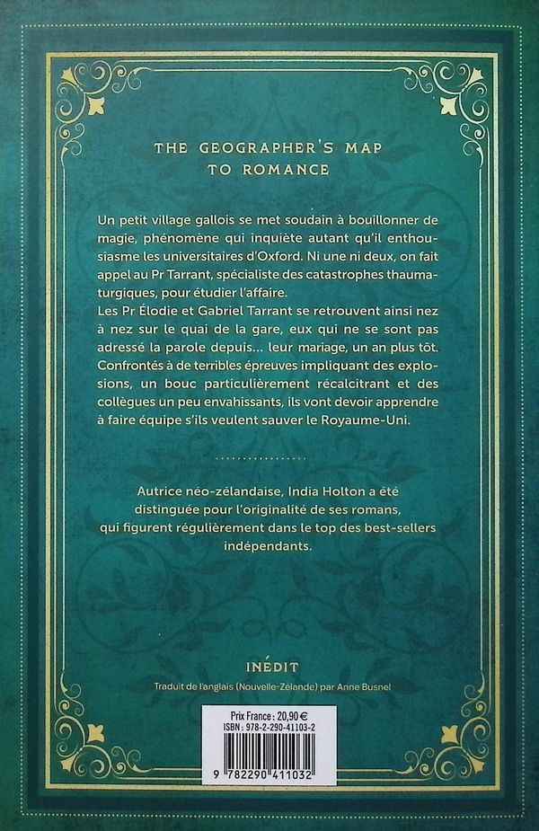 Quatrième de couverture de « THE GEOGRAPHER'S MAP TO ROMANCE »
