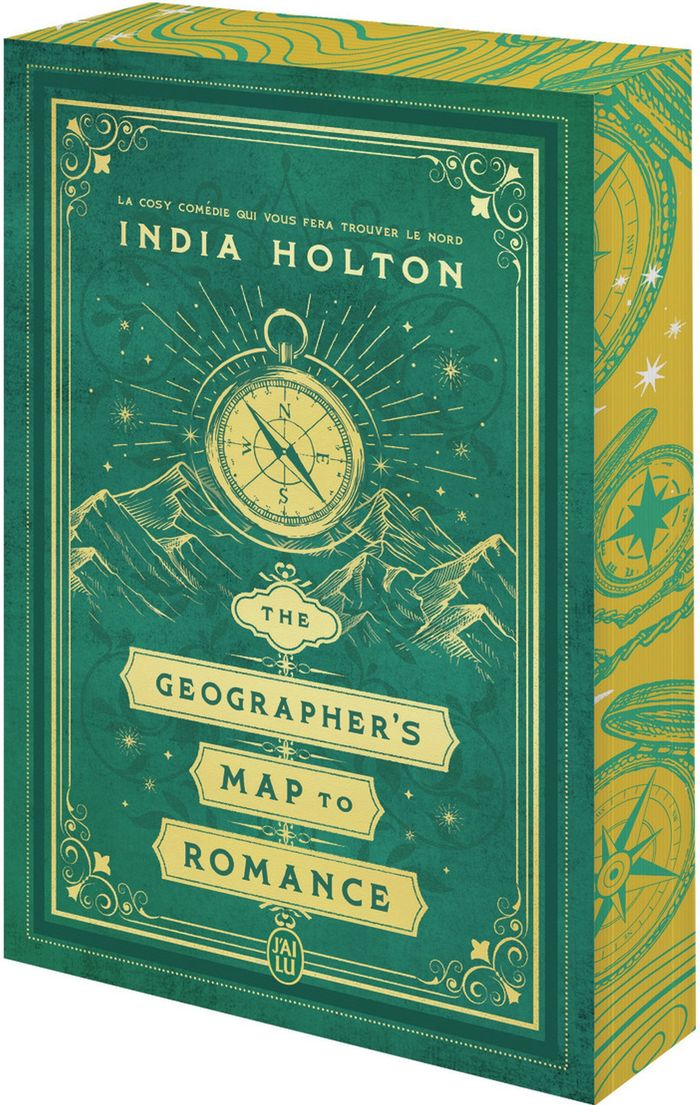Couverture du livre « THE GEOGRAPHER'S MAP TO ROMANCE » de India Holton, librairie Les Contes Infusés à Corte