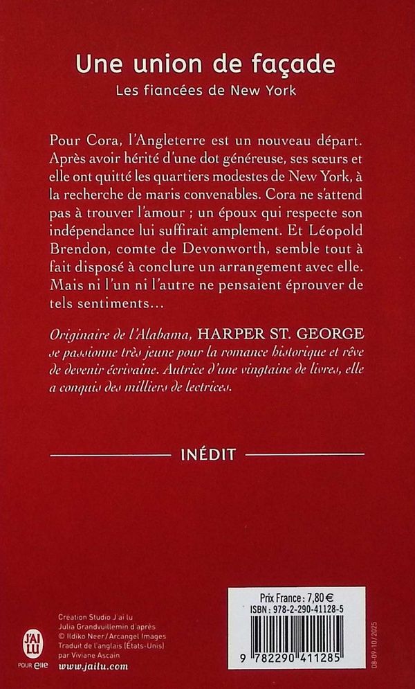 Quatrième de couverture de « Une union de façade »