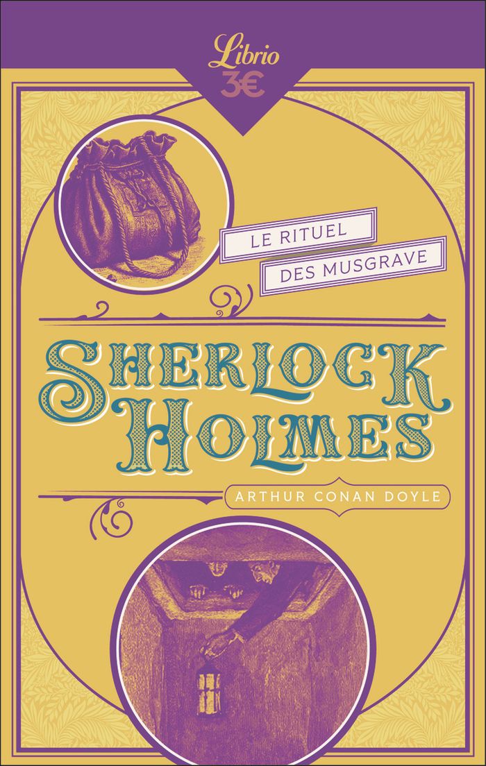 Couverture du livre « Le rituel des Musgrave » de Arthur Conan Doyle, librairie Les Contes Infusés à Corte