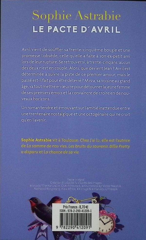Quatrième de couverture de « Le pacte d'Avril : roman »