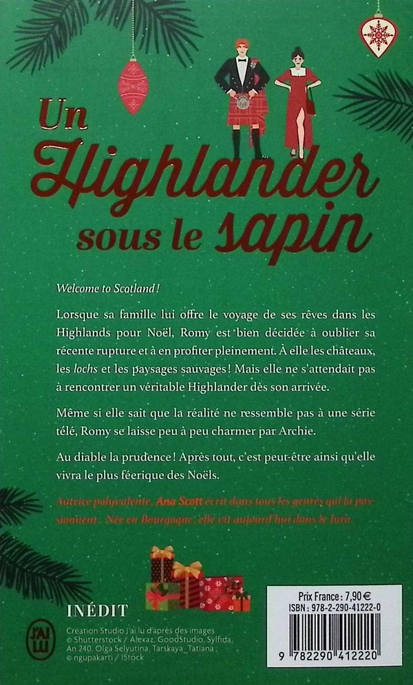Quatrième de couverture de « UN HIGHLANDER SOUS LE SAPIN »