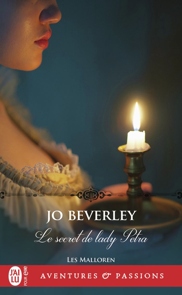 Couverture du livre « Le secret de lady Petra » de Jo Beverley, librairie Les Contes Infusés à Corte