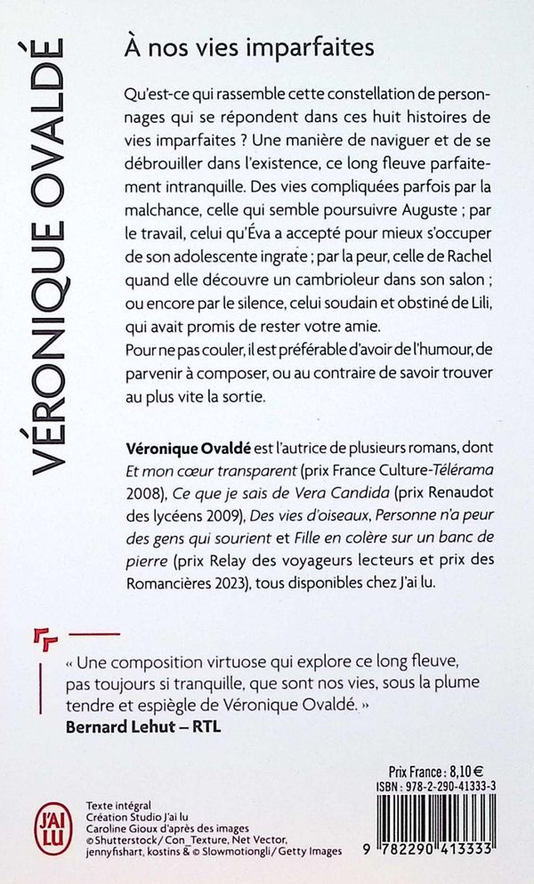 Quatrième de couverture de « À nos vies imparfaites : nouvelles »