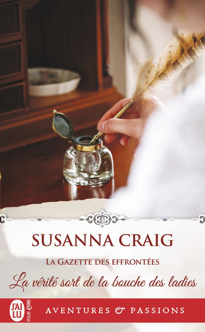 Couverture du livre « La vérité sort de la bouche des ladies » de Susanna Craig, librairie Les Contes Infusés à Corte