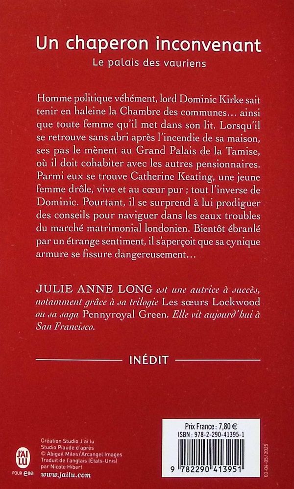 Quatrième de couverture de « Un chaperon inconvenant »