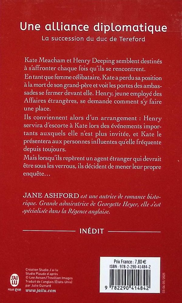 Quatrième de couverture de « Une alliance diplomatique »