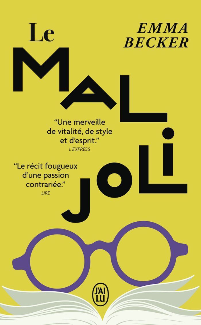 Couverture du livre « Le mal joli : roman » de Emma Becker, librairie Les Contes Infusés à Corte