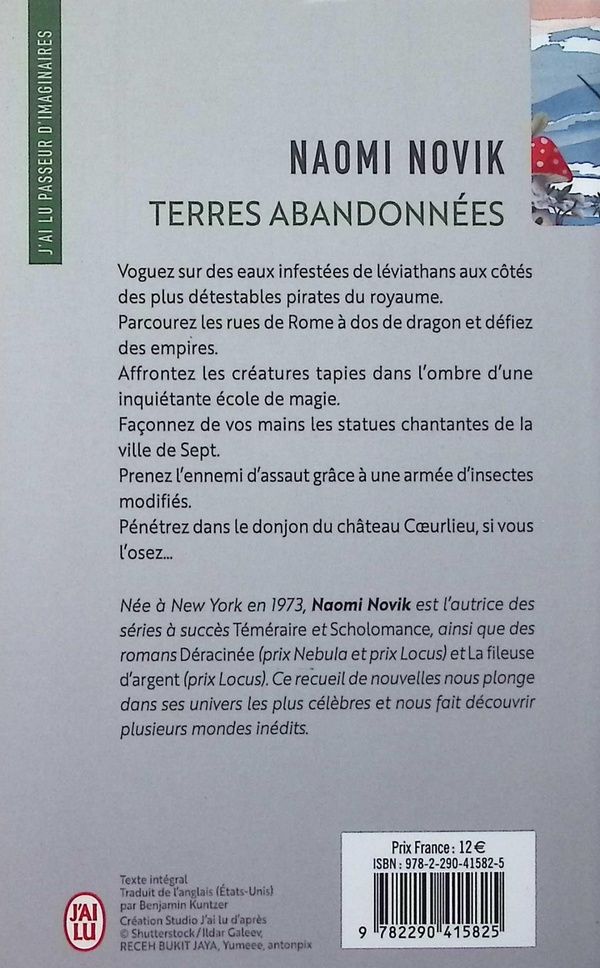 Quatrième de couverture de « TERRES ABANDONNEES »