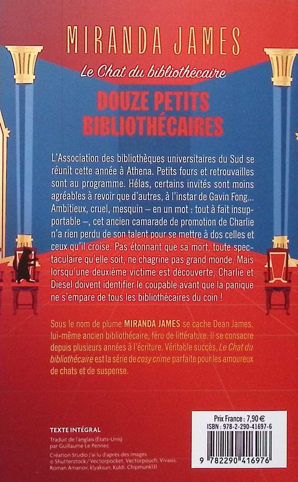 Quatrième de couverture de « Douze petits bibliothécaires »