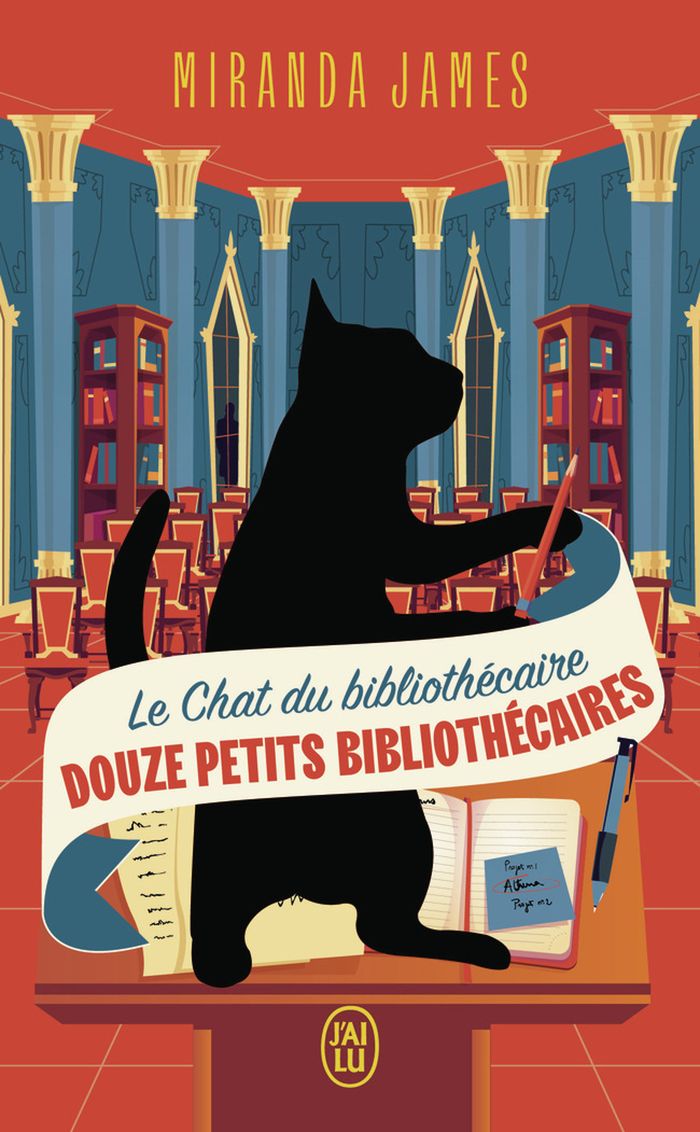 Couverture du livre « Douze petits bibliothécaires » de Miranda James, librairie Les Contes Infusés à Corte