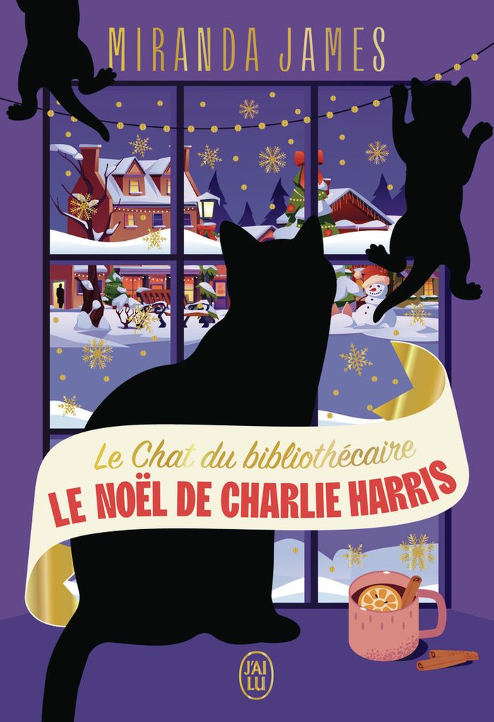 Couverture du livre « LE CHAT DU BIBLIOTHECAIRE - VOL10 - LE NOEL DE CHARLIE HARRIS », librairie Les Contes Infusés à Corte