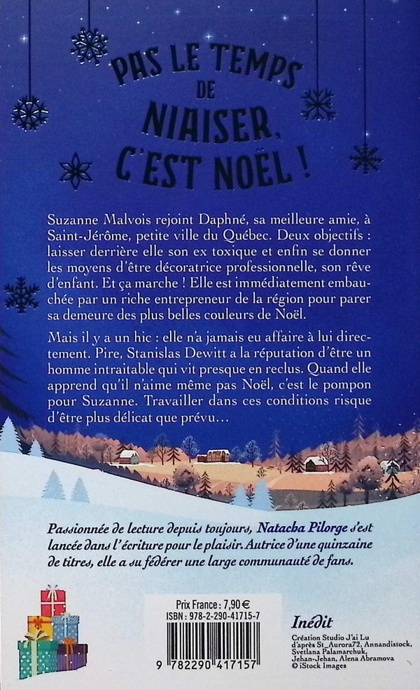 Quatrième de couverture de « PAS LE TEMPS DE NIAISER, C'EST NOEL ! »
