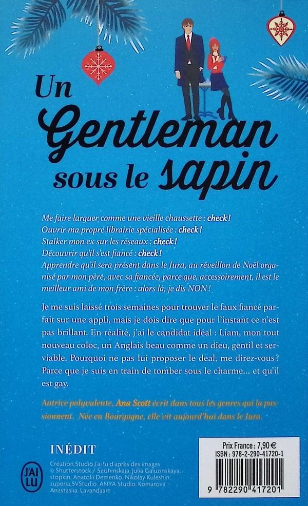 Quatrième de couverture de « UN GENTLEMAN SOUS LE SAPIN »