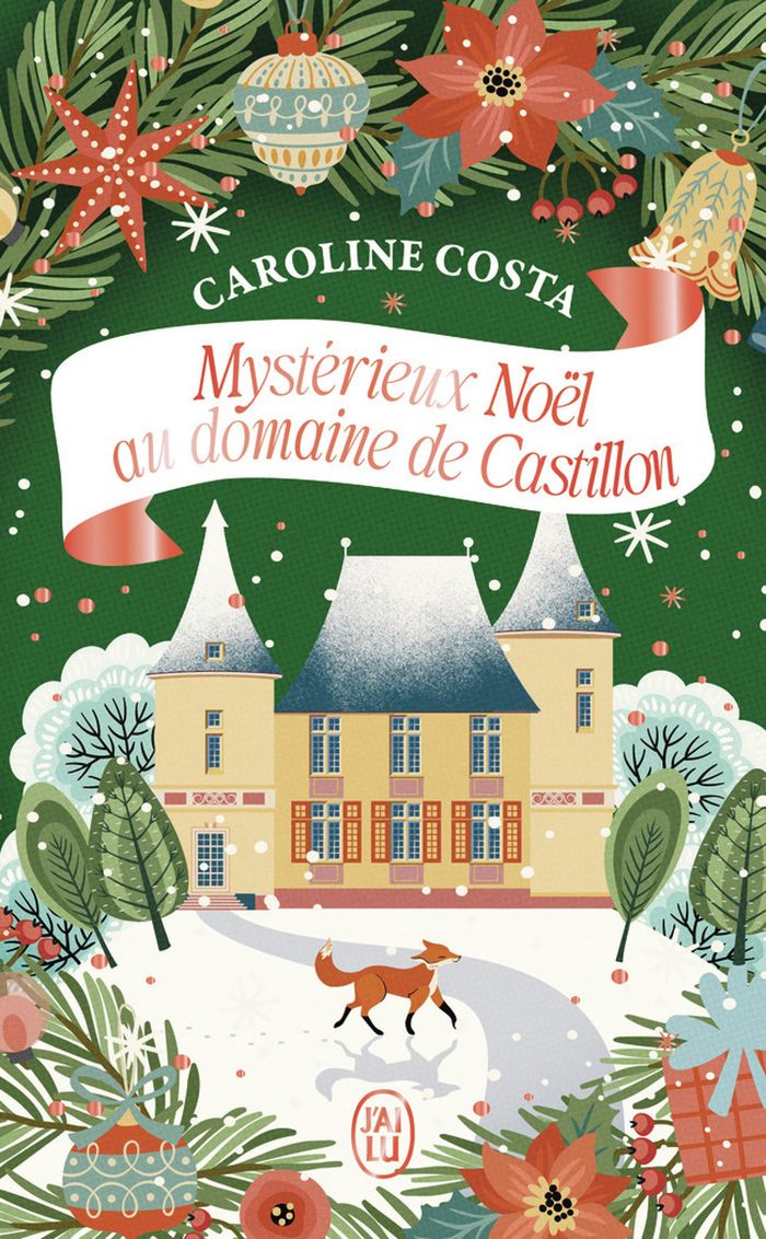 Couverture du livre « MYSTERIEUX NOEL AU DOMAINE DE CASTILLON », librairie Les Contes Infusés à Corte