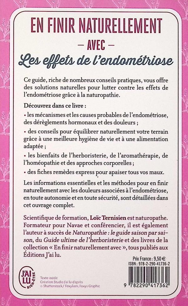 Quatrième de couverture de « Les effets de l'endométriose »