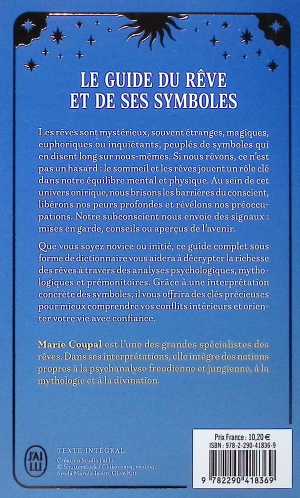 Quatrième de couverture de « Le guide du rêve et de ses symboles »