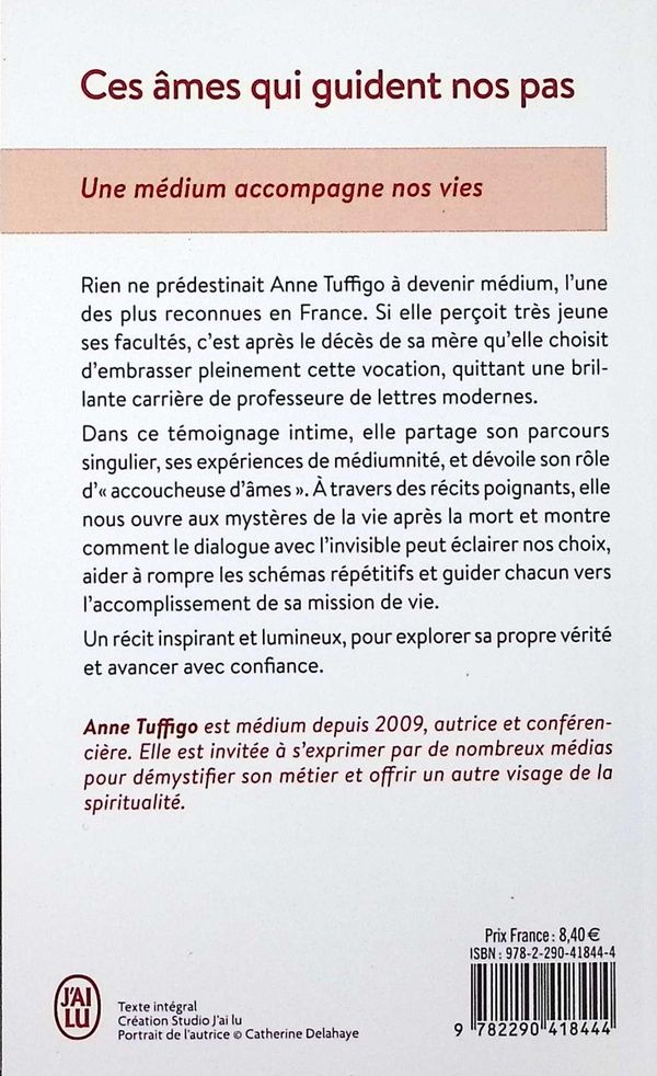 Quatrième de couverture de « Ces âmes qui guident nos pas »