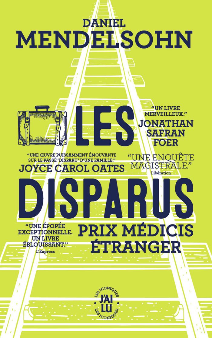Couverture du livre « Les disparus » de Daniel Adam Mendelsohn, librairie Les Contes Infusés à Corte