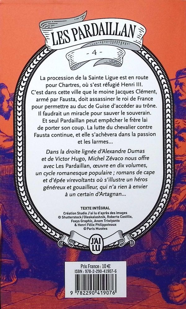 Quatrième de couverture de « La Fausta vaincue »