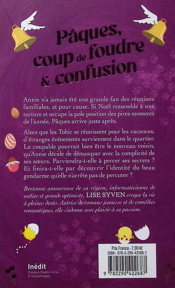 Quatrième de couverture de « PAQUES, COUP DE FOUDRE ET CONFUSION »