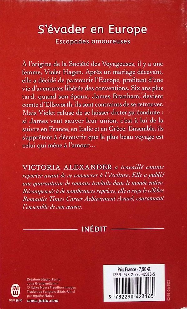 Quatrième de couverture de « S'évader en Europe »