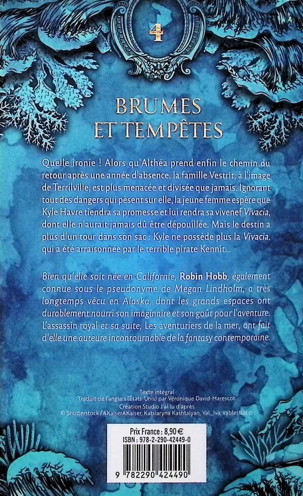 Quatrième de couverture de « LES AVENTURIERS DE LA MER - T04 - BRUMES ET TEMPETES »