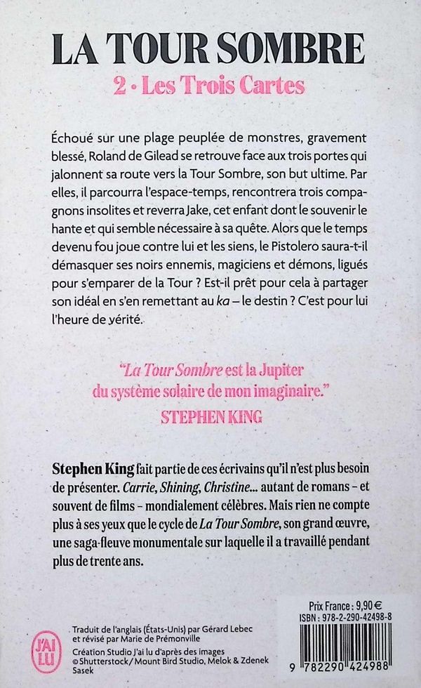 Quatrième de couverture de « Les trois cartes »
