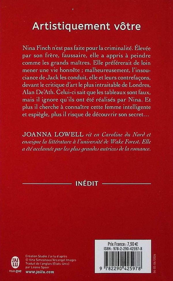 Quatrième de couverture de « Artisitquement vôtre »