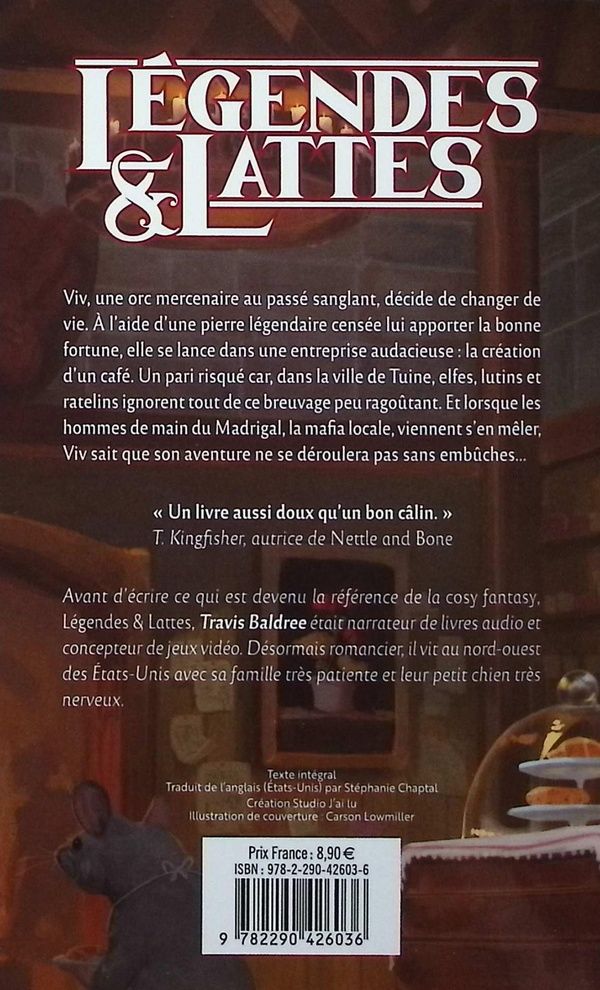 Quatrième de couverture de « LEGENDES & LATTES »