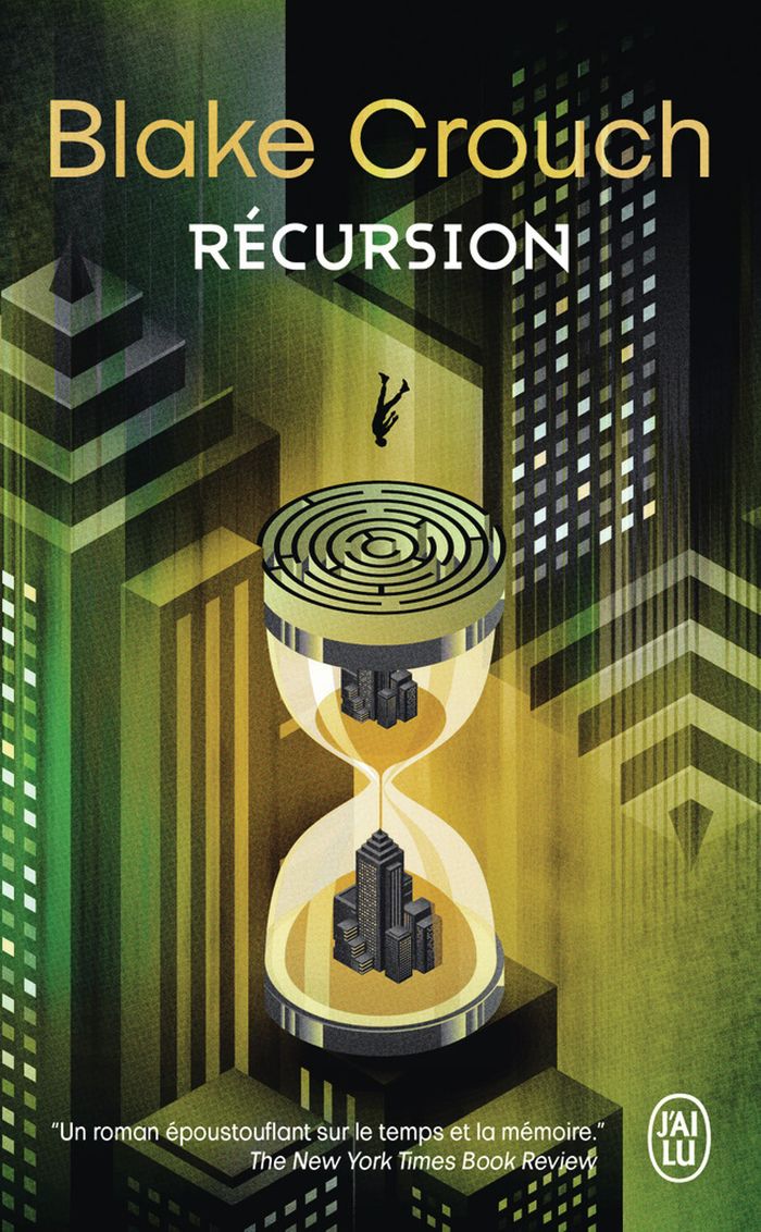 Couverture du livre « Récursion : roman » de Blake Crouch, librairie Les Contes Infusés à Corte