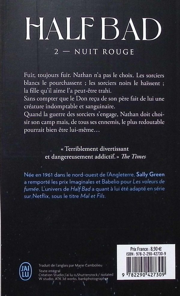 Quatrième de couverture de « Nuit rouge »