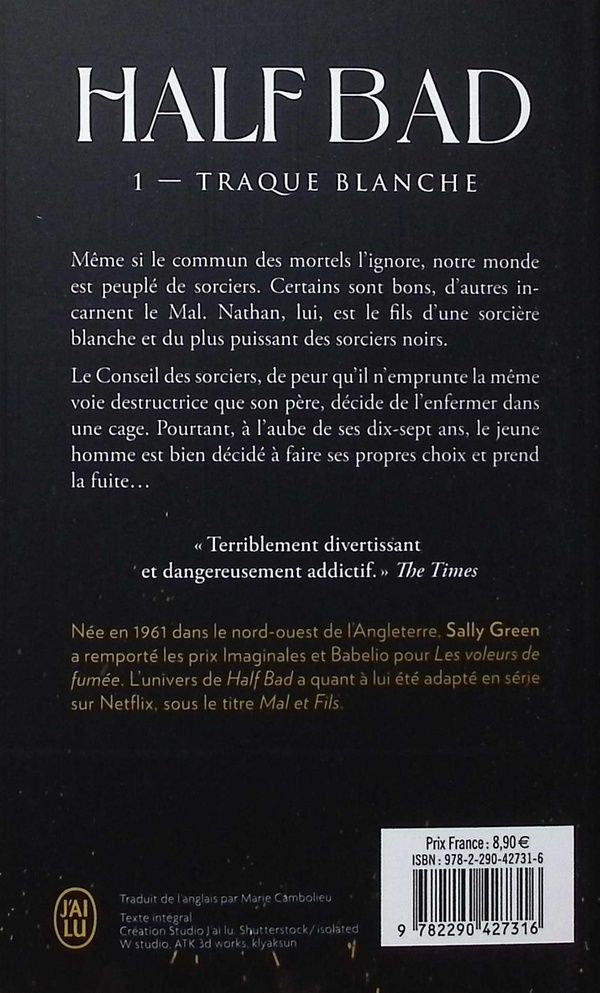 Quatrième de couverture de « Traque blanche »