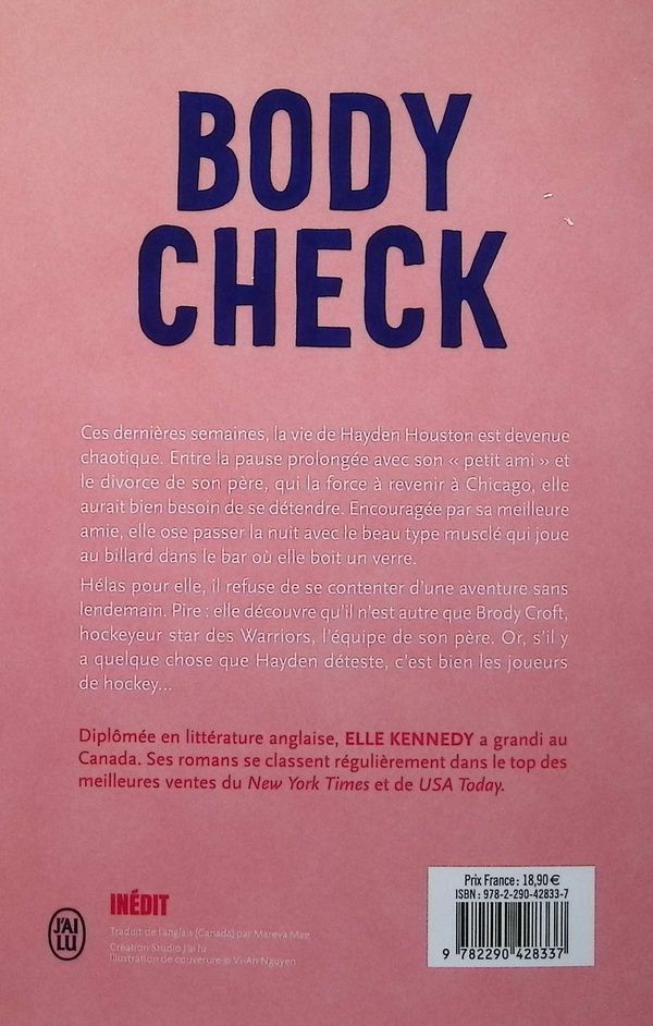 Quatrième de couverture de « Body check »