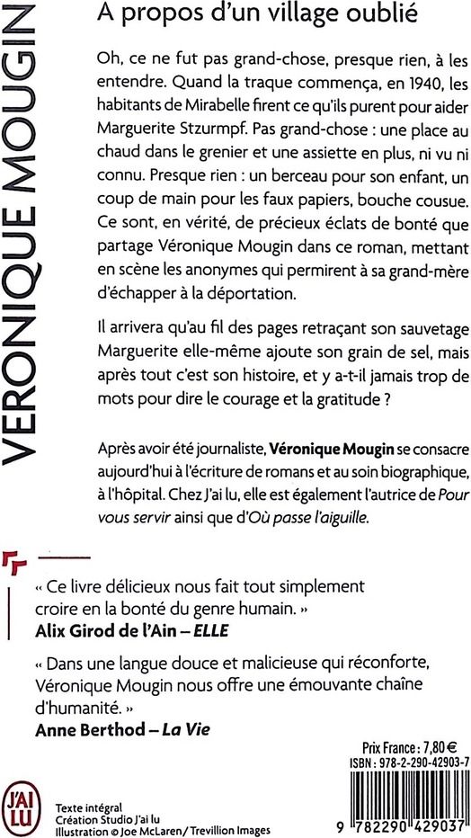 Quatrième de couverture de « A PROPOS D'UN VILLAGE OUBLIE »