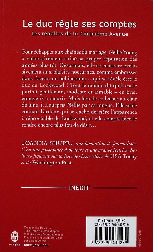 Quatrième de couverture de « Le duc règle ses comptes : Les rebelles de la cinquième avenue »