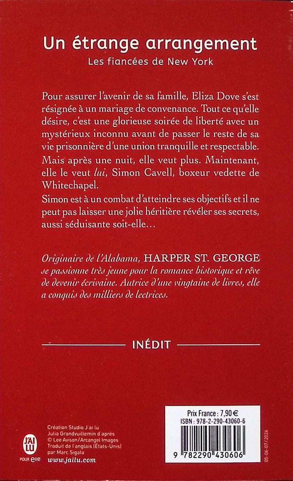 Quatrième de couverture de « Un étrange arrangement »