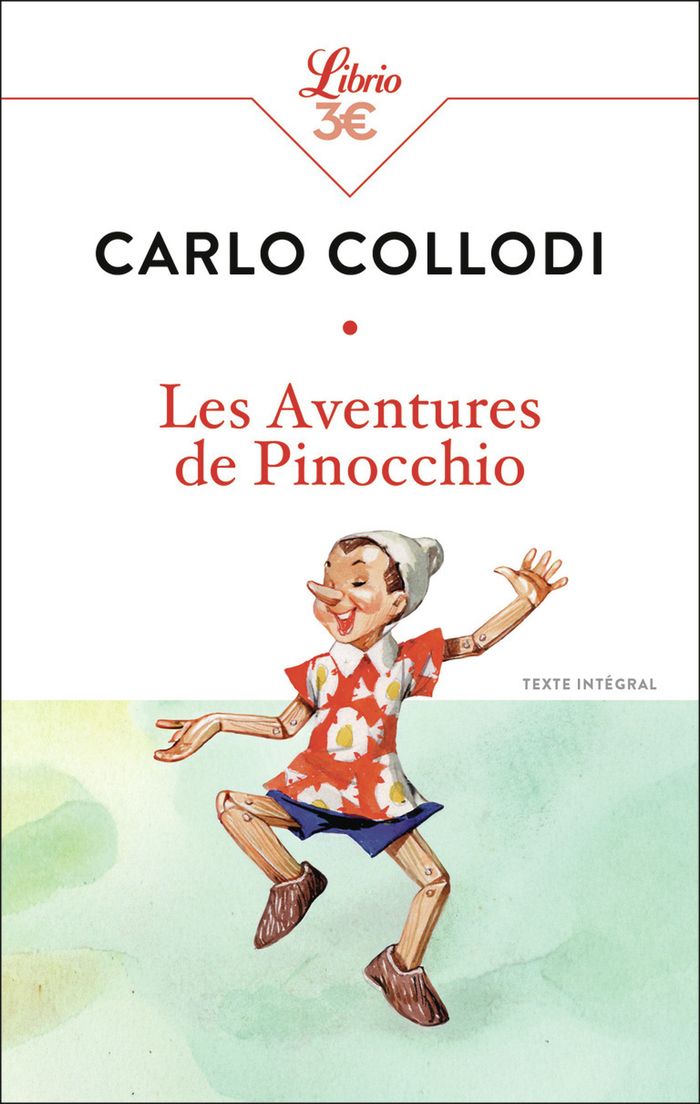 Couverture du livre « Les Aventures de Pinocchio », librairie Les Contes Infusés à Corte