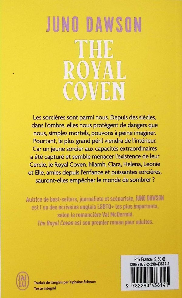 Quatrième de couverture de « THE ROYAL COVEN - VOL01 »