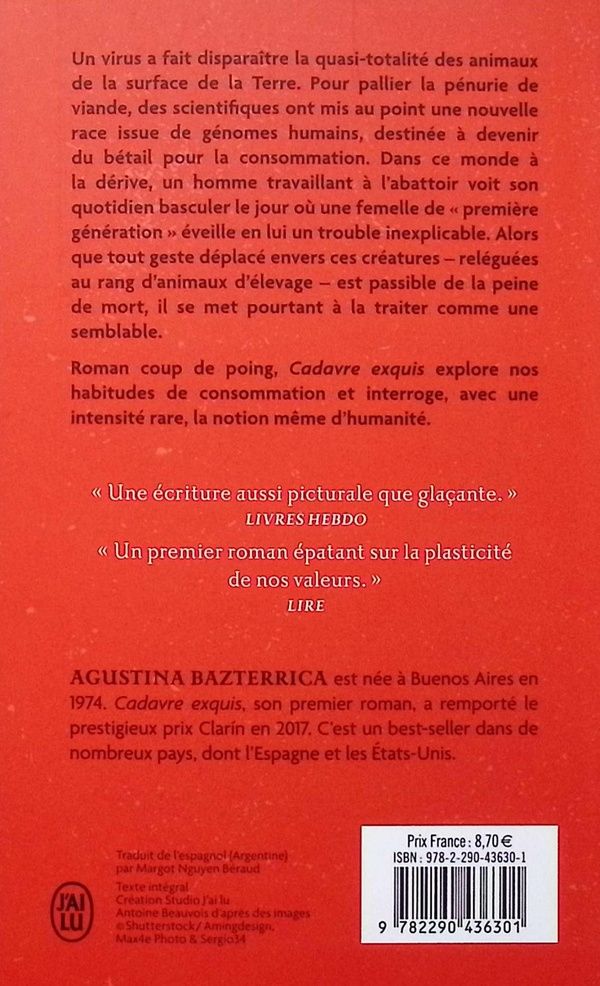 Quatrième de couverture de « CADAVRE EXQUIS »