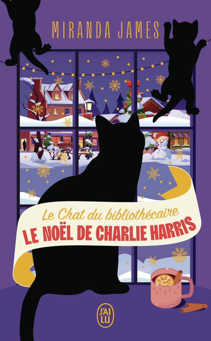 Couverture du livre « LE CHAT DU BIBLIOTHECAIRE - VOL10 - LE NOEL DE CHARLIE HARRIS » de Miranda James, librairie Les Contes Infusés à Corte