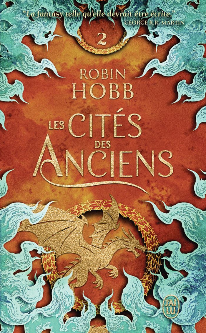 Couverture du livre « LES CITES DES ANCIENS - T02 - LES EAUX ACIDES » de Robin Hobb, librairie Les Contes Infusés à Corte