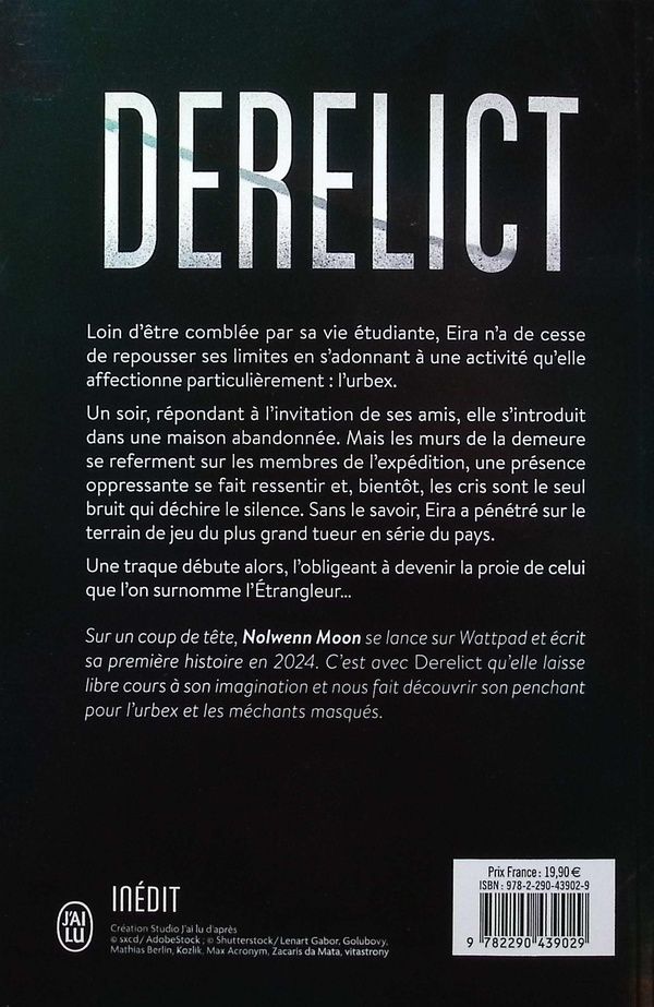 Quatrième de couverture de « DERELICT »